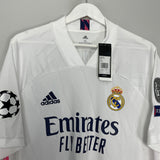 2020/21 REAL MADRID VINI JR #20 *BNWT* C/L HOME SHIRT (XL) ADIDAS