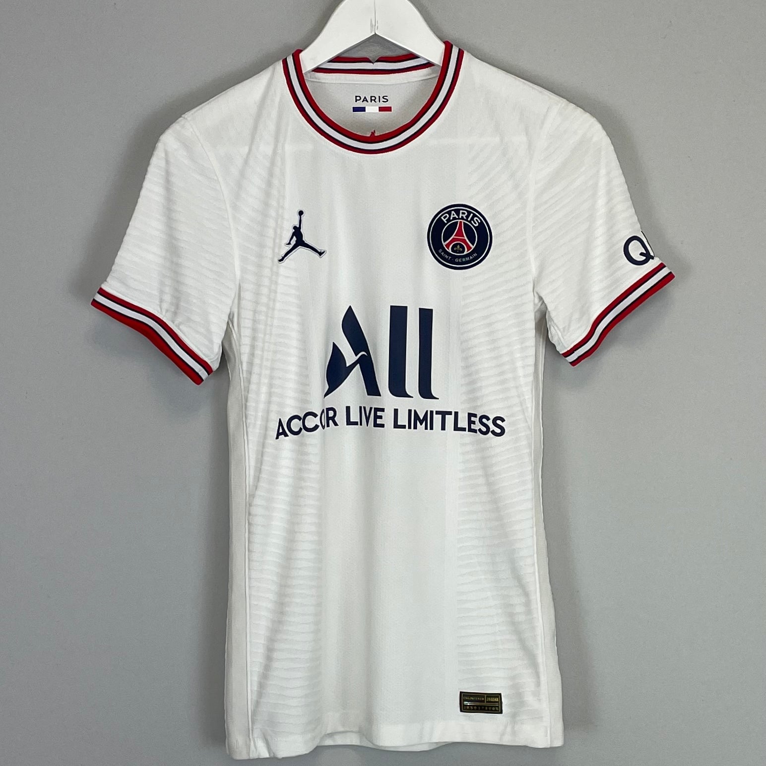 Shop 2021/22 PSG *PLAYER ISSUE* AWAY SHIRT (XS) JORDAN, classic football shirts, vintage football shirts & retro soccer jerseys at Cult Kits