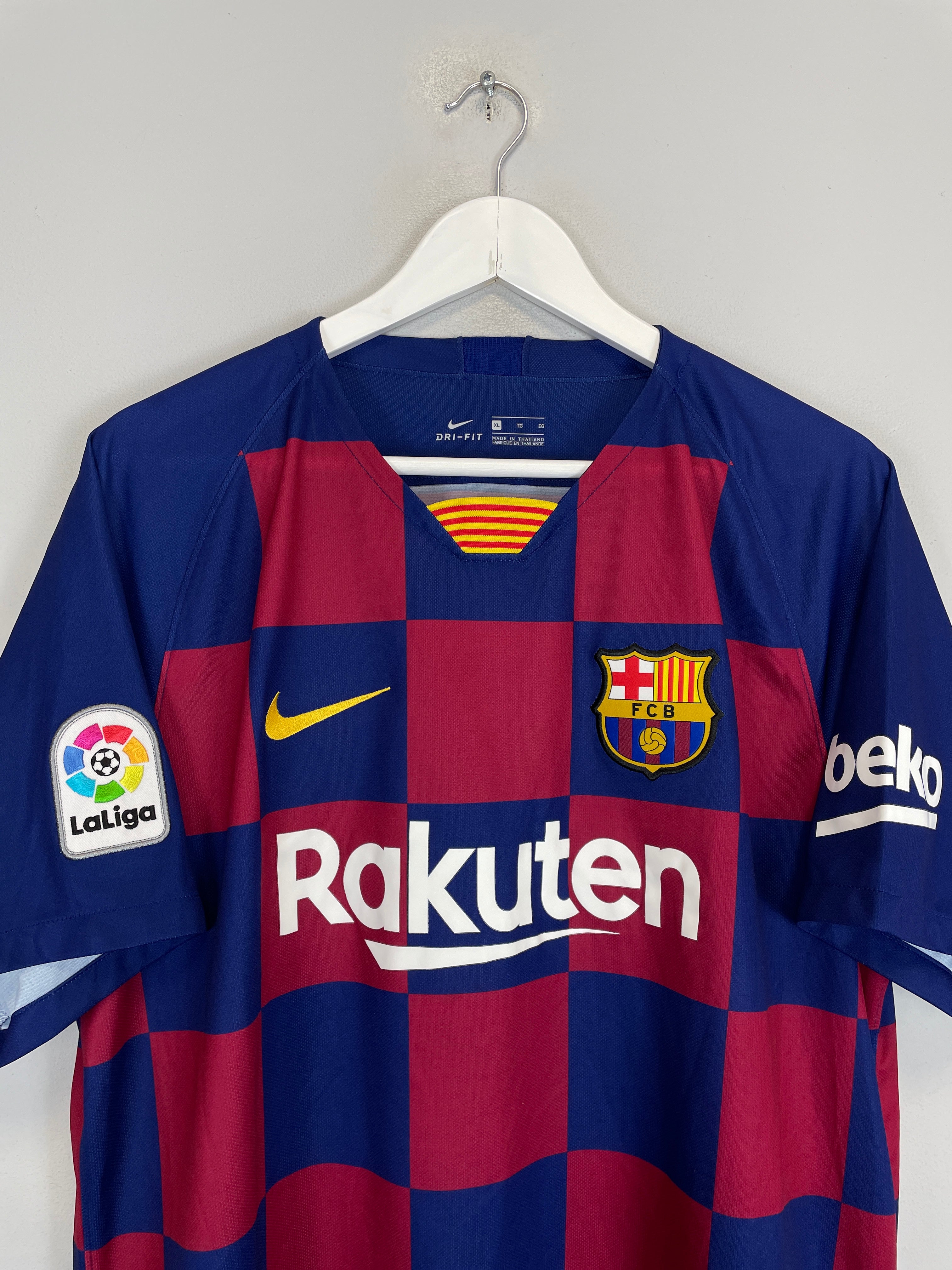 Shop 2019/20 BARCELONA HOME SHIRT (XL) NIKE, classic football shirts, vintage football shirts & retro soccer jerseys at Cult Kits
