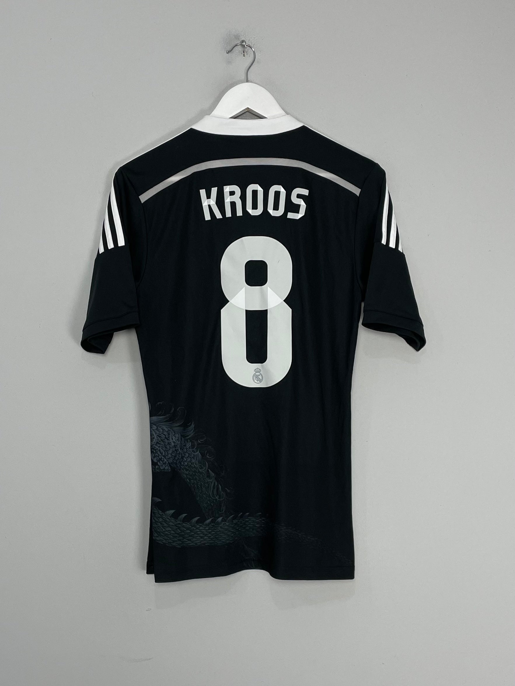 Shop 2014/15 REAL MADRID KROOS #8 AWAY SHIRT (S) ADIDAS, classic football shirts, vintage football shirts & retro soccer jerseys at Cult Kits