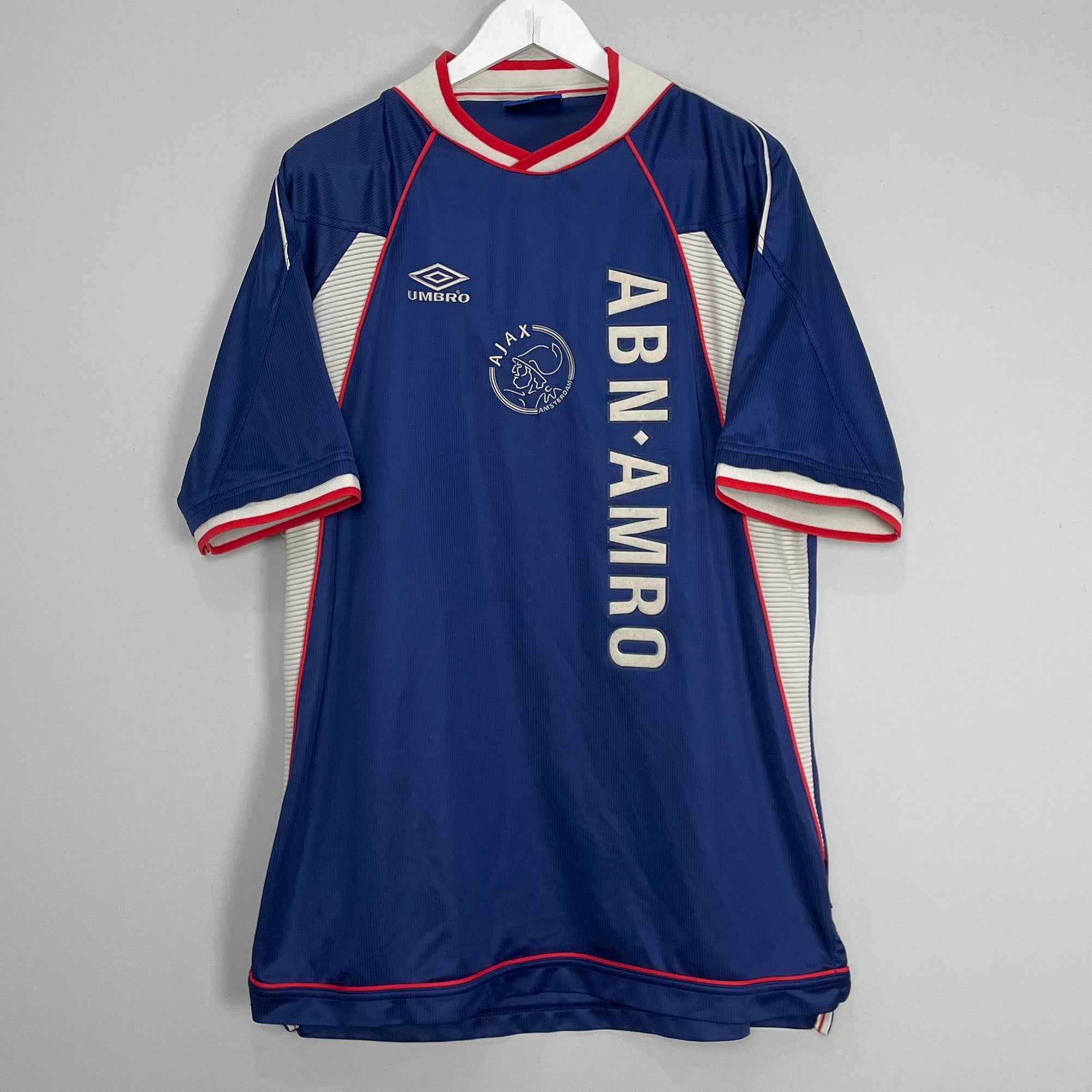 Shop 1999/00 AJAX AWAY SHIRT (XL) UMBRO, classic football shirts, vintage football shirts & retro soccer jerseys at Cult Kits