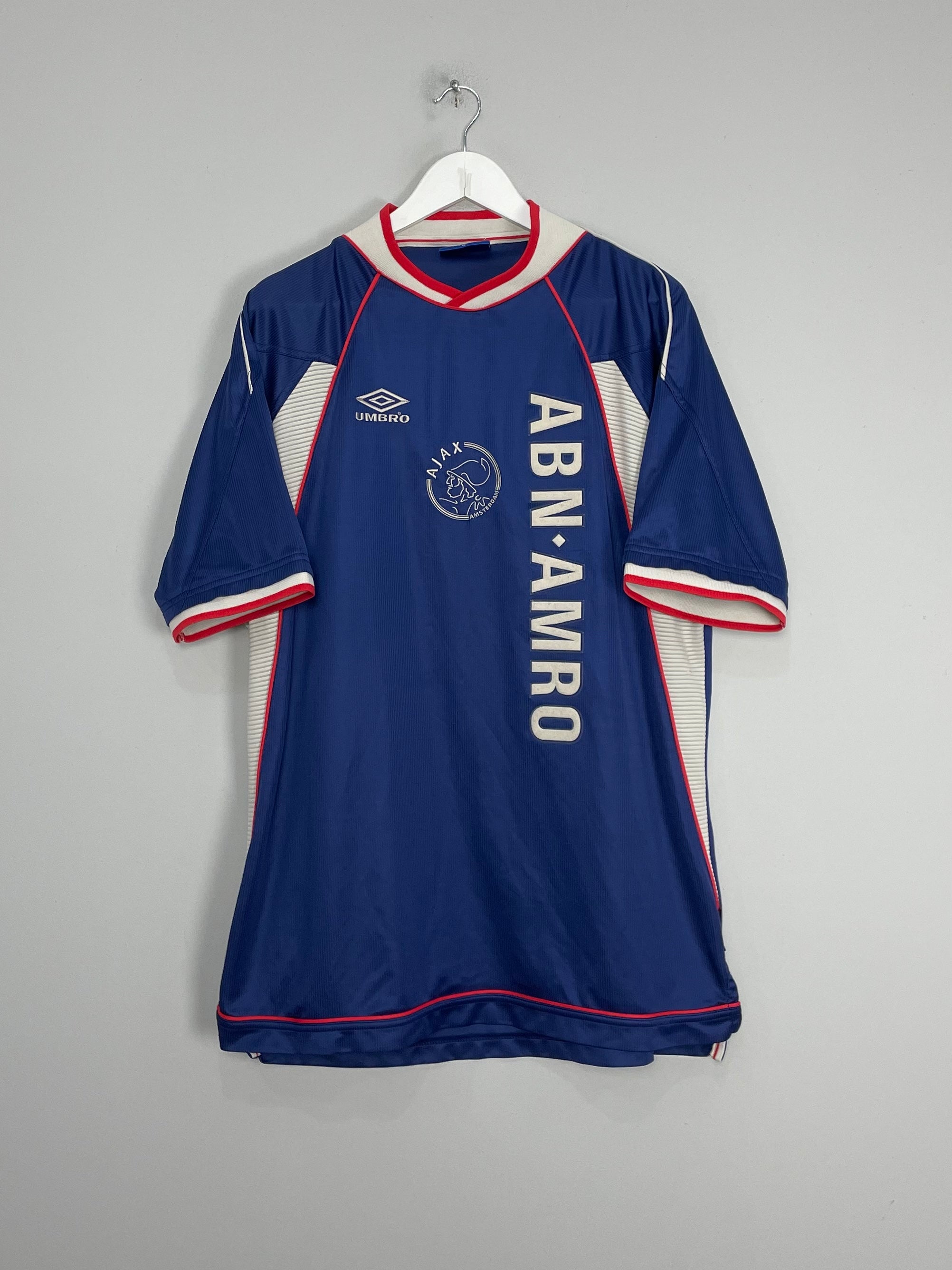 Shop 1999/00 AJAX AWAY SHIRT (XL) UMBRO, classic football shirts, vintage football shirts & retro soccer jerseys at Cult Kits