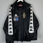 Shop 1998/99 JUVENTUS *PLAYER ISSUE* JACKET (XL) KAPPA, classic football shirts, vintage football shirts & retro soccer jerseys at Cult Kits