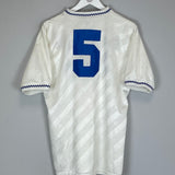 Shop 1989/91 TRANMERE ROVERS #5 *MATCH ISSUE* HOME SHIRT (L), classic football shirts, vintage football shirts & retro soccer jerseys at Cult Kits