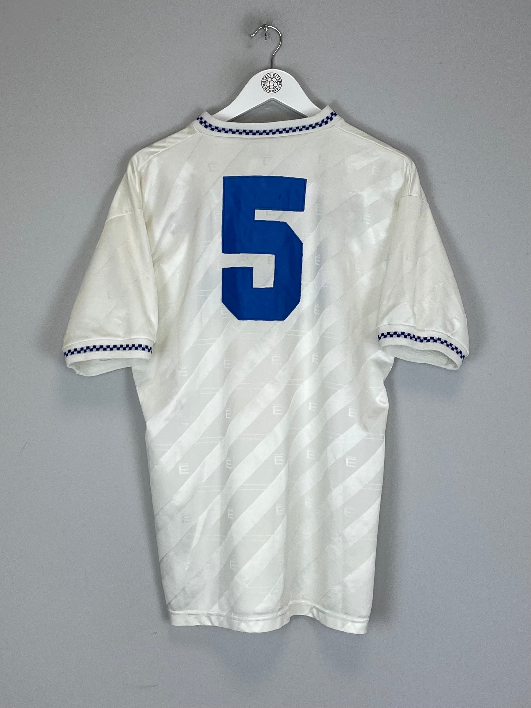 Shop 1989/91 TRANMERE ROVERS #5 *MATCH ISSUE* HOME SHIRT (L), classic football shirts, vintage football shirts & retro soccer jerseys at Cult Kits