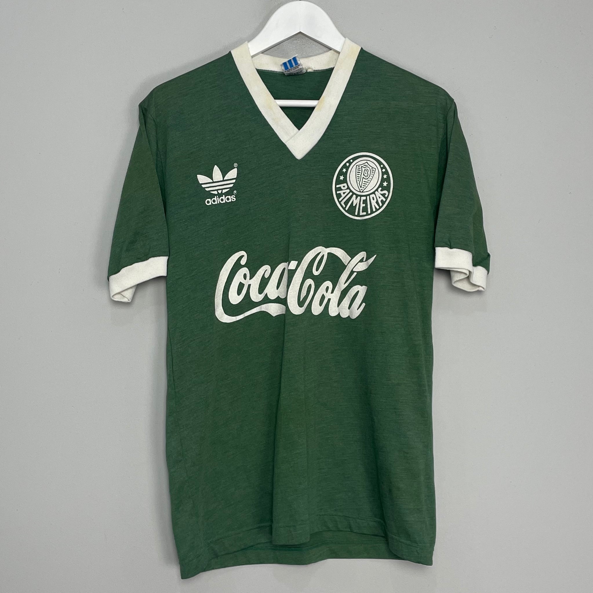Shop 1989/90 PALMEIRAS #6 HOME SHIRT (M) ADIDAS, classic football shirts, vintage football shirts & retro soccer jerseys at Cult Kits