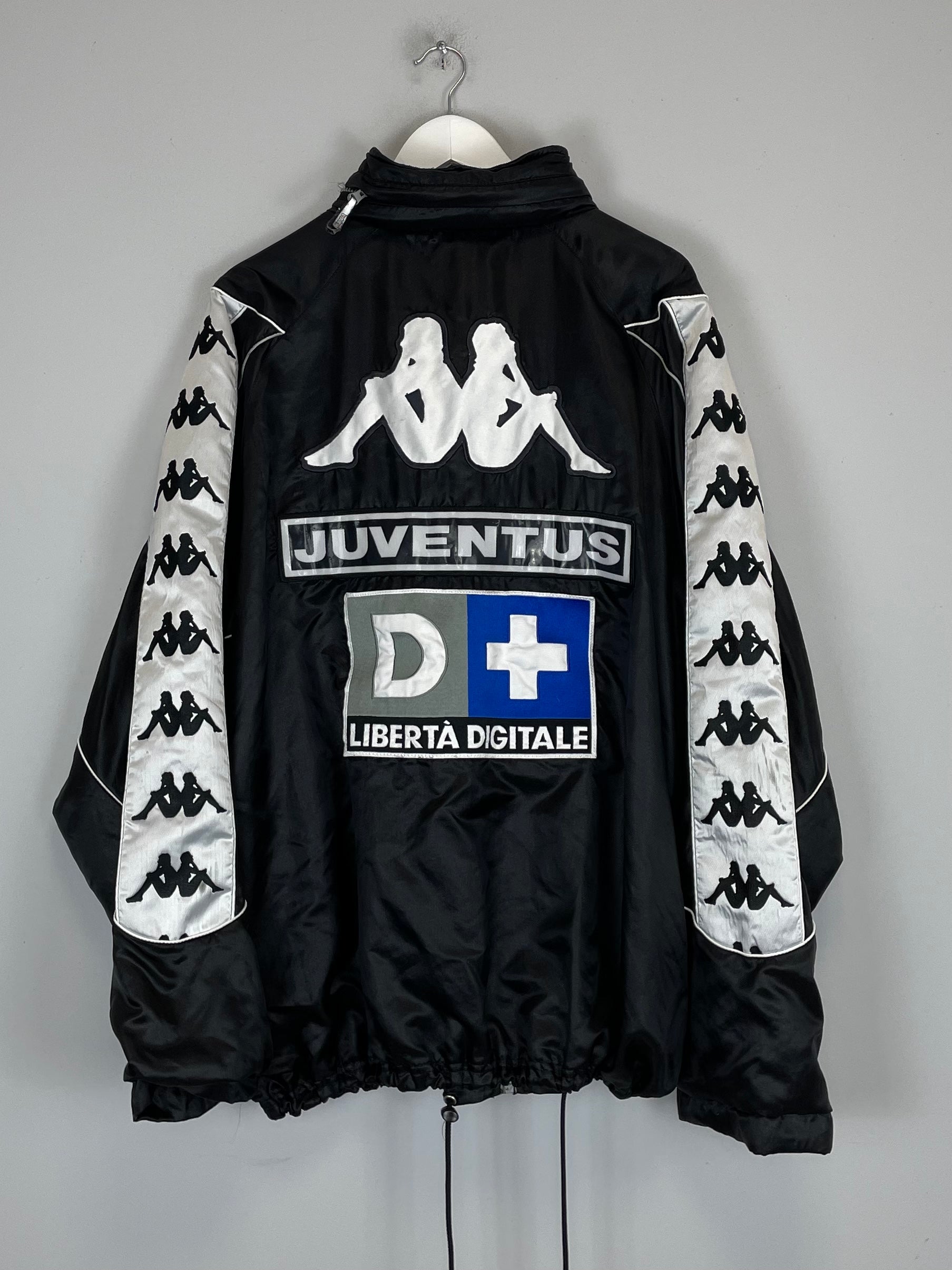 Shop 1998/99 JUVENTUS *PLAYER ISSUE* JACKET (XL) KAPPA, classic football shirts, vintage football shirts & retro soccer jerseys at Cult Kits