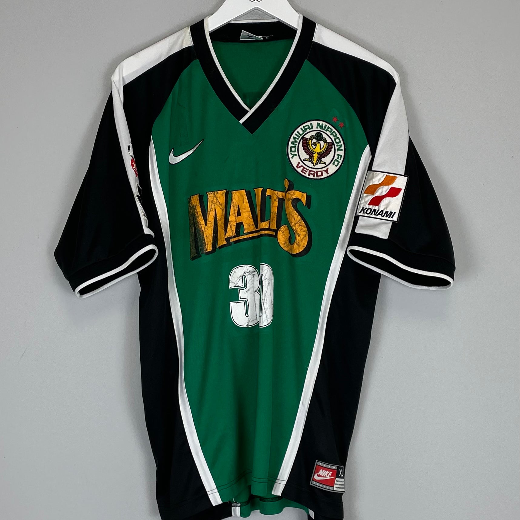 Shop 1993 TOKYO VERDY #30 HOME SHIRT (XL) NIKE, classic football shirts, vintage football shirts & retro soccer jerseys at Cult Kits
