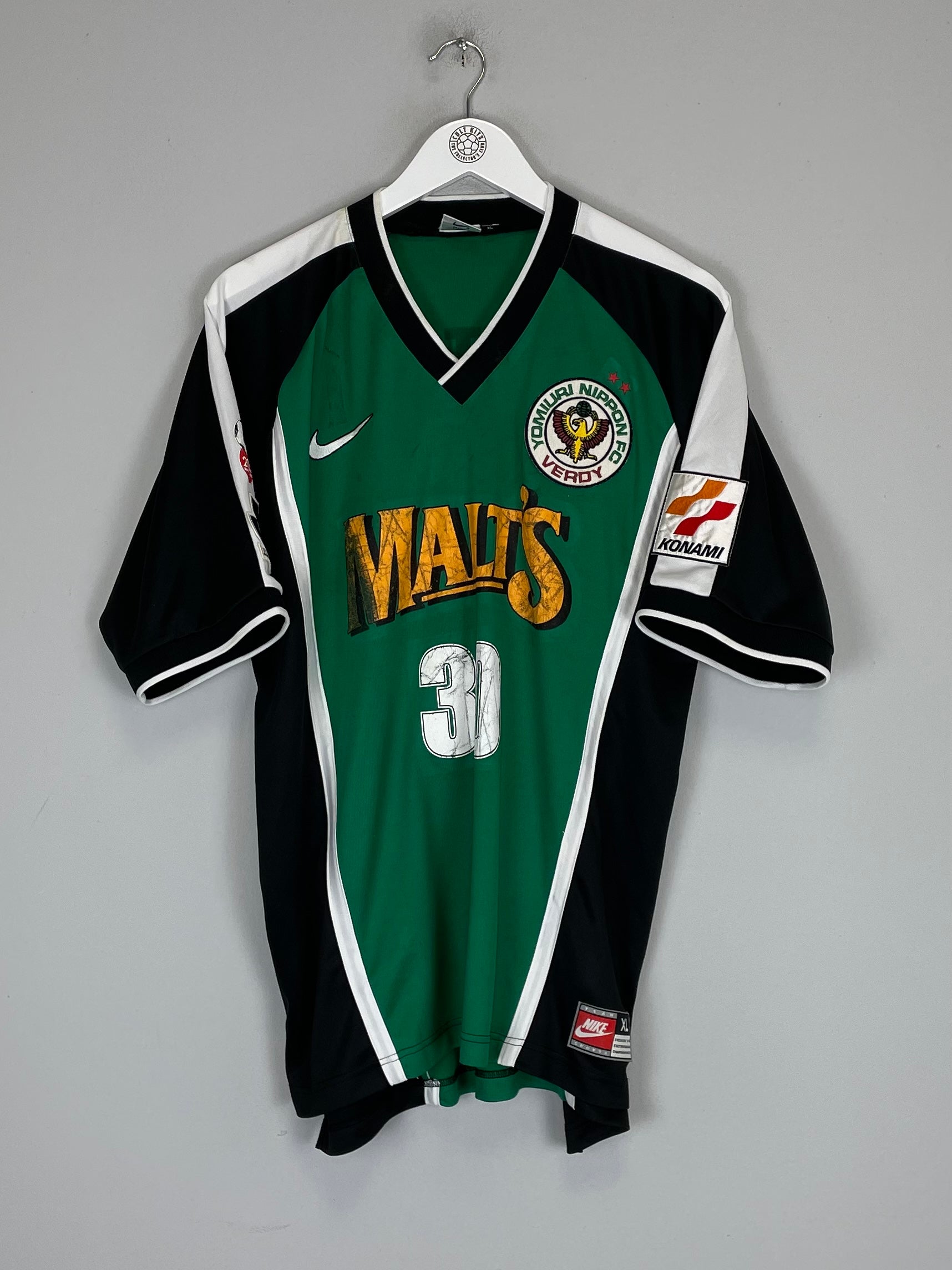 Shop 1993 TOKYO VERDY #30 HOME SHIRT (XL) NIKE, classic football shirts, vintage football shirts & retro soccer jerseys at Cult Kits