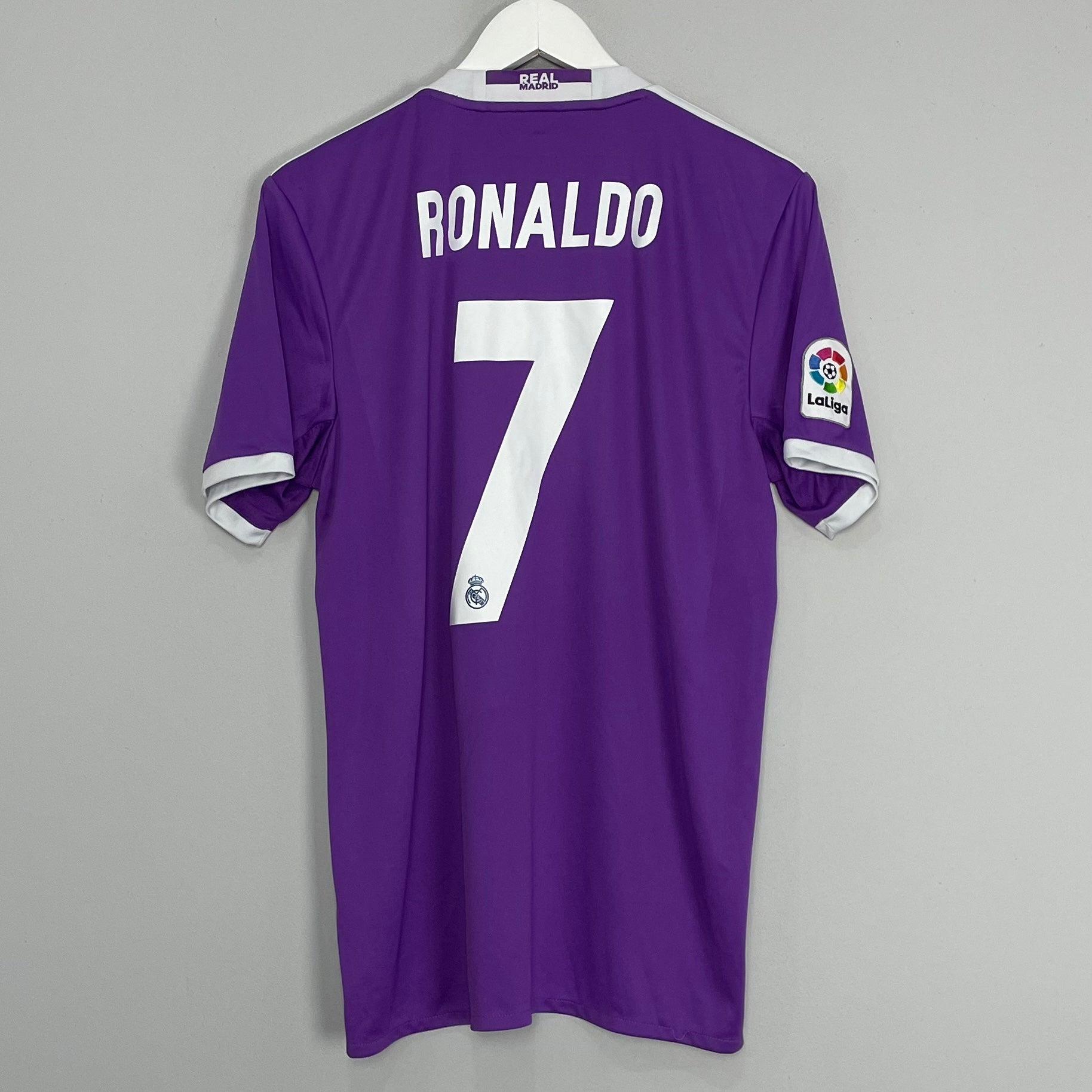 Shop 2016/17 REAL MADRID RONALDO #7 AWAY SHIRT (M) ADIDAS, classic football shirts, vintage football shirts & retro soccer jerseys at Cult Kits