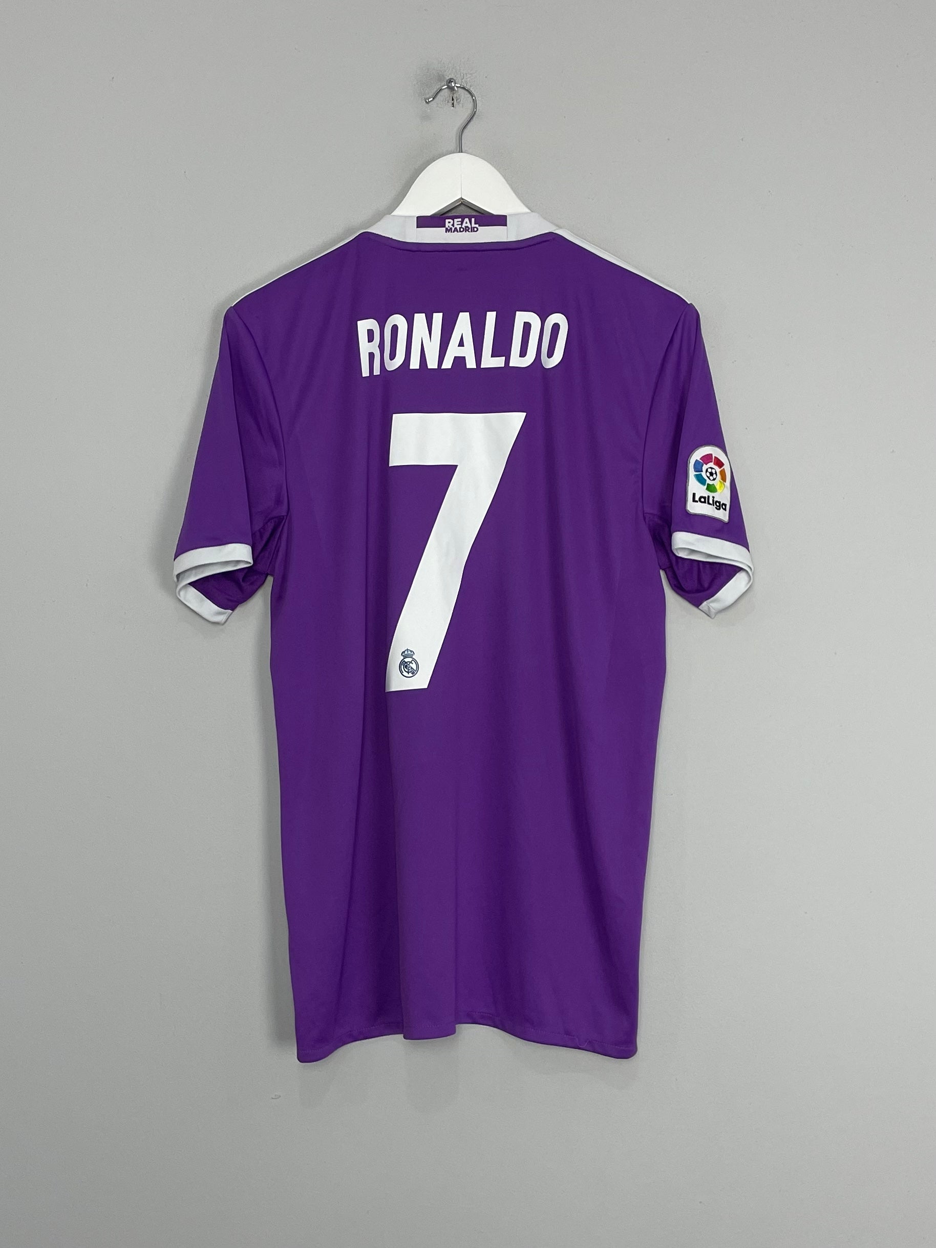 Shop 2016/17 REAL MADRID RONALDO #7 AWAY SHIRT (M) ADIDAS, classic football shirts, vintage football shirts & retro soccer jerseys at Cult Kits