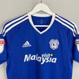 2016/17 CARDIFF CITY ZOHORE #26 *MATCH ISSUED + SIGNED* HOME SHIRT (S) ADIDAS