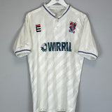 Shop 1989/91 TRANMERE ROVERS #5 *MATCH ISSUE* HOME SHIRT (L), classic football shirts, vintage football shirts & retro soccer jerseys at Cult Kits