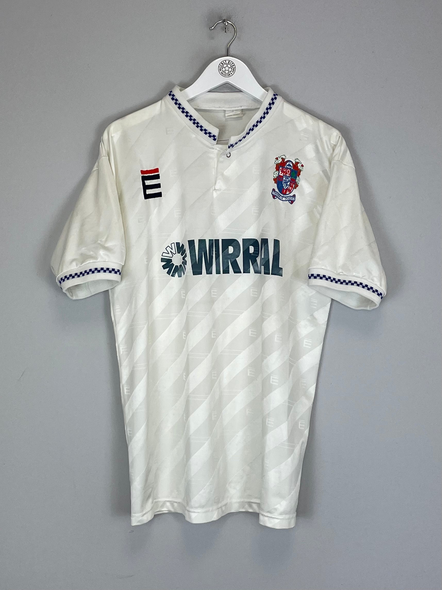 Shop 1989/91 TRANMERE ROVERS #5 *MATCH ISSUE* HOME SHIRT (L), classic football shirts, vintage football shirts & retro soccer jerseys at Cult Kits