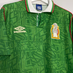 Shop 1994 MEXICO HOME SHIRT (L) UMBRO, classic football shirts, vintage football shirts & retro soccer jerseys at Cult Kits