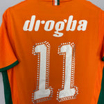 Shop 2008/09 IVORY COAST DROGBA #11 HOME SHIRT (S) PUMA, classic football shirts, vintage football shirts & retro soccer jerseys at Cult Kits