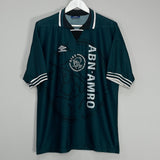 Shop 1995/96 AJAX AWAY SHIRT (L) UMBRO, classic football shirts, vintage football shirts & retro soccer jerseys at Cult Kits