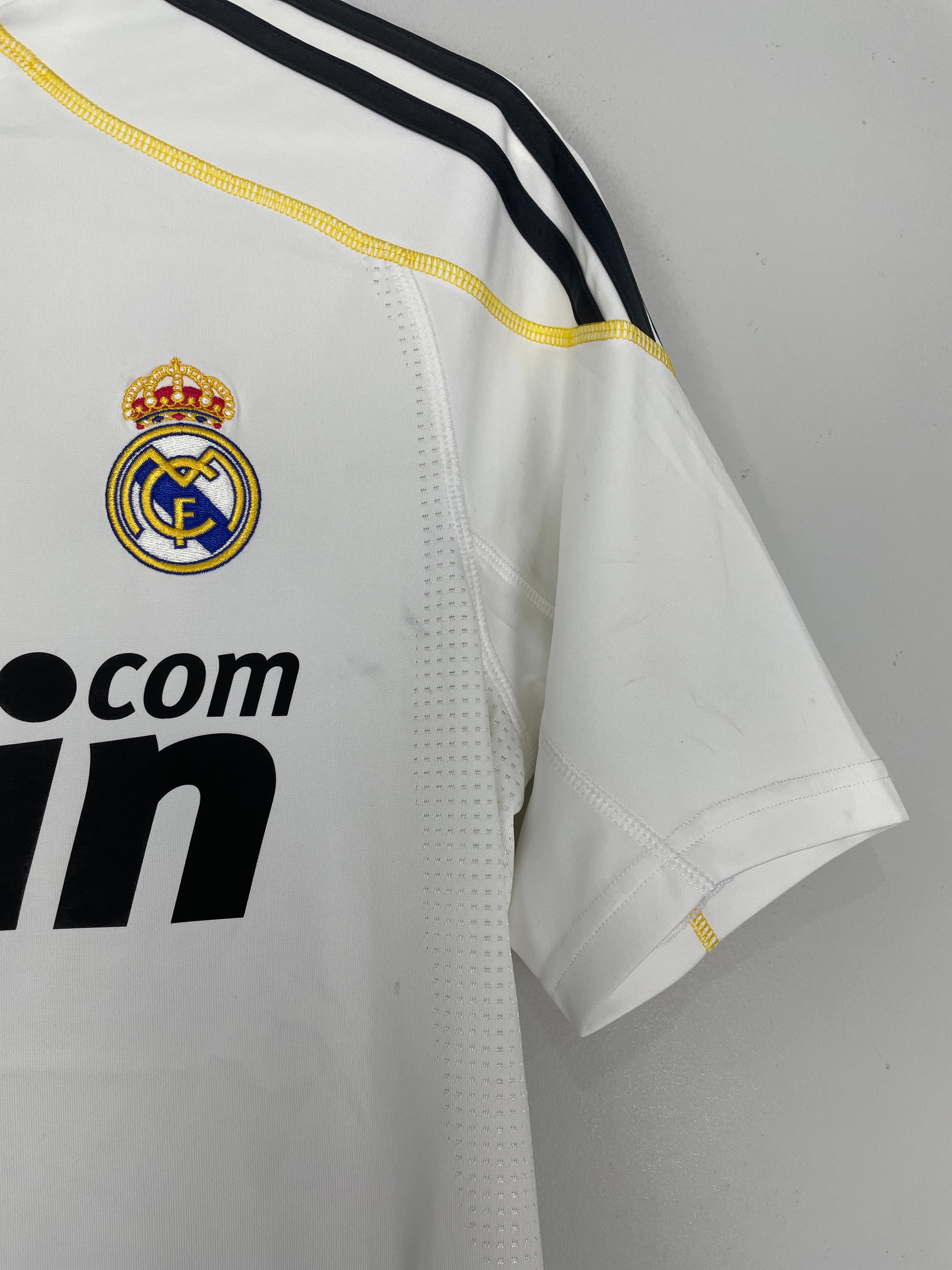 Shop 2009/10 REAL MADRID RONALDO #9 HOME SHIRT (S) ADIDAS, classic football shirts, vintage football shirts & retro soccer jerseys at Cult Kits