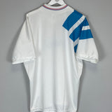Shop 1991/92 MARSEILLE HOME SHIRT (XL) ADIDAS, classic football shirts, vintage football shirts & retro soccer jerseys at Cult Kits