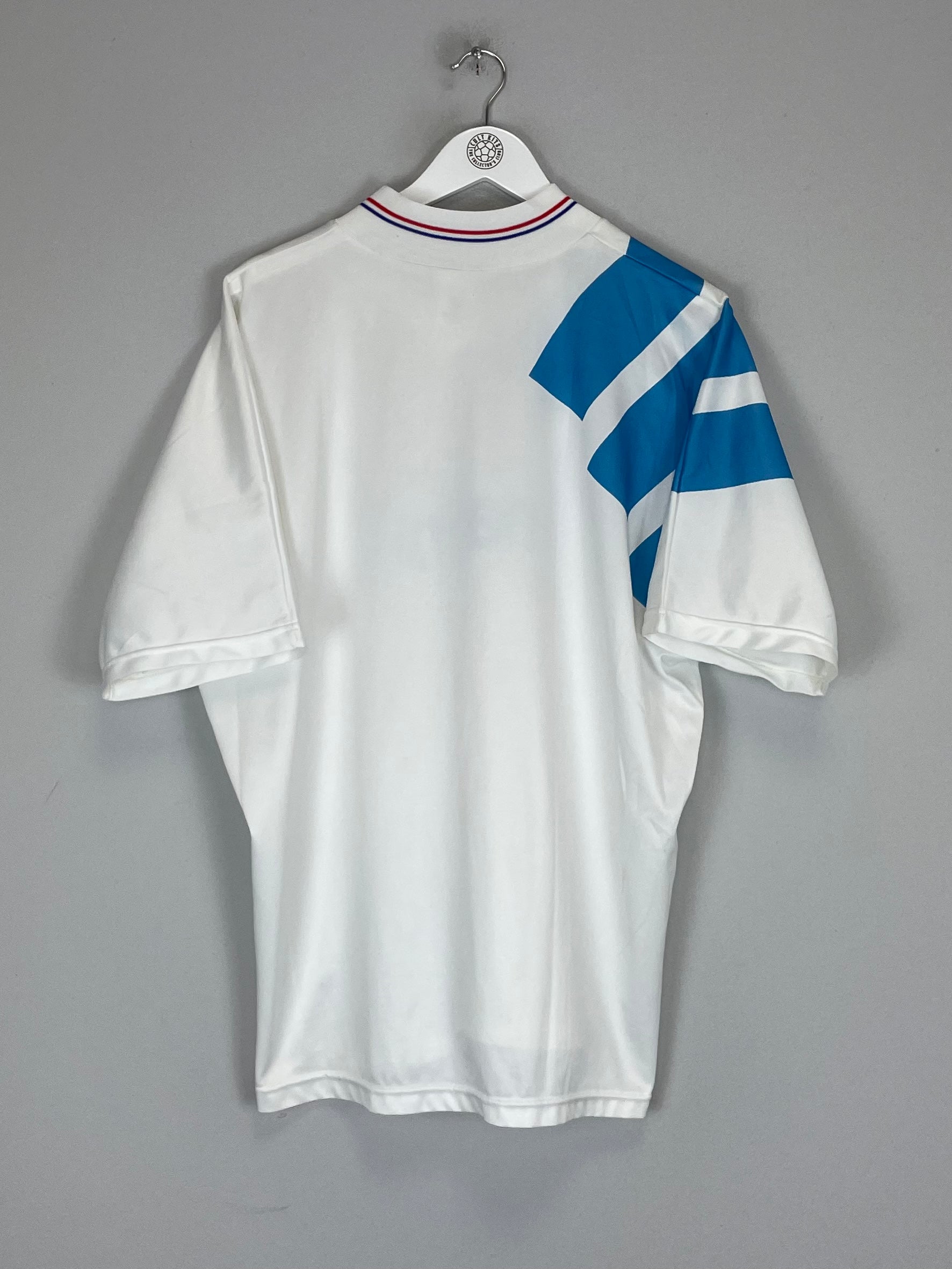 Shop 1991/92 MARSEILLE HOME SHIRT (XL) ADIDAS, classic football shirts, vintage football shirts & retro soccer jerseys at Cult Kits