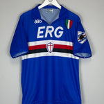 1992 SAMPDORIA HOME SHIRT (M) ASICS
