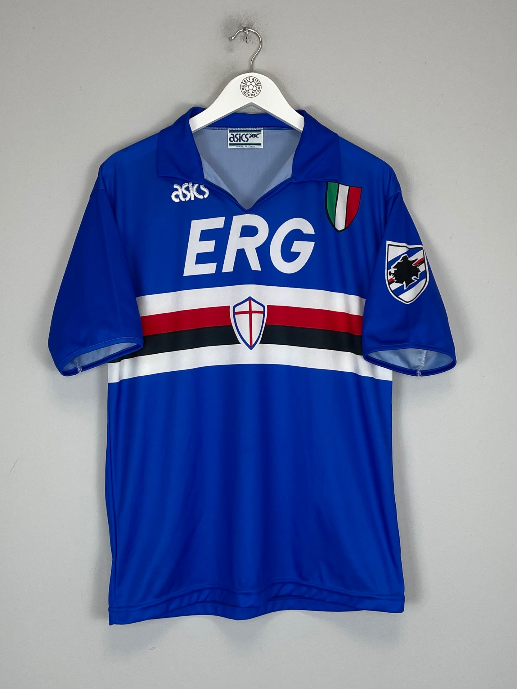 1992 SAMPDORIA HOME SHIRT (M) ASICS