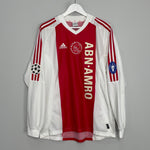 Shop 2003/04 AJAX ZLATAN #7 L/S C/L HOME SHIRT (L) ADIDAS, classic football shirts, vintage football shirts & retro soccer jerseys at Cult Kits