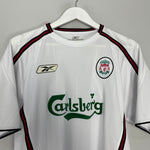 Shop 2003/04 LIVERPOOL LUIS GARCIA #10 AWAY SHIRT (M) REEBOK, classic football shirts, vintage football shirts & retro soccer jerseys at Cult Kits