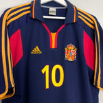Shop 2000/02 SPAIN RAUL #10 AWAY SHIRT (XL) ADIDAS, classic football shirts, vintage football shirts & retro soccer jerseys at Cult Kits