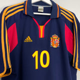 Shop 2000/02 SPAIN RAUL #10 AWAY SHIRT (XL) ADIDAS, classic football shirts, vintage football shirts & retro soccer jerseys at Cult Kits