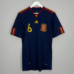 Shop 2010/11 SPAIN INIESTA #6 AWAY SHIRT (M) ADIDAS, classic football shirts, vintage football shirts & retro soccer jerseys at Cult Kits