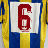 1987/91 ATLETICO CLUBE DE PORTUGAL #6 *MATCH WORN* HOME SHIRT (L) ADIDAS