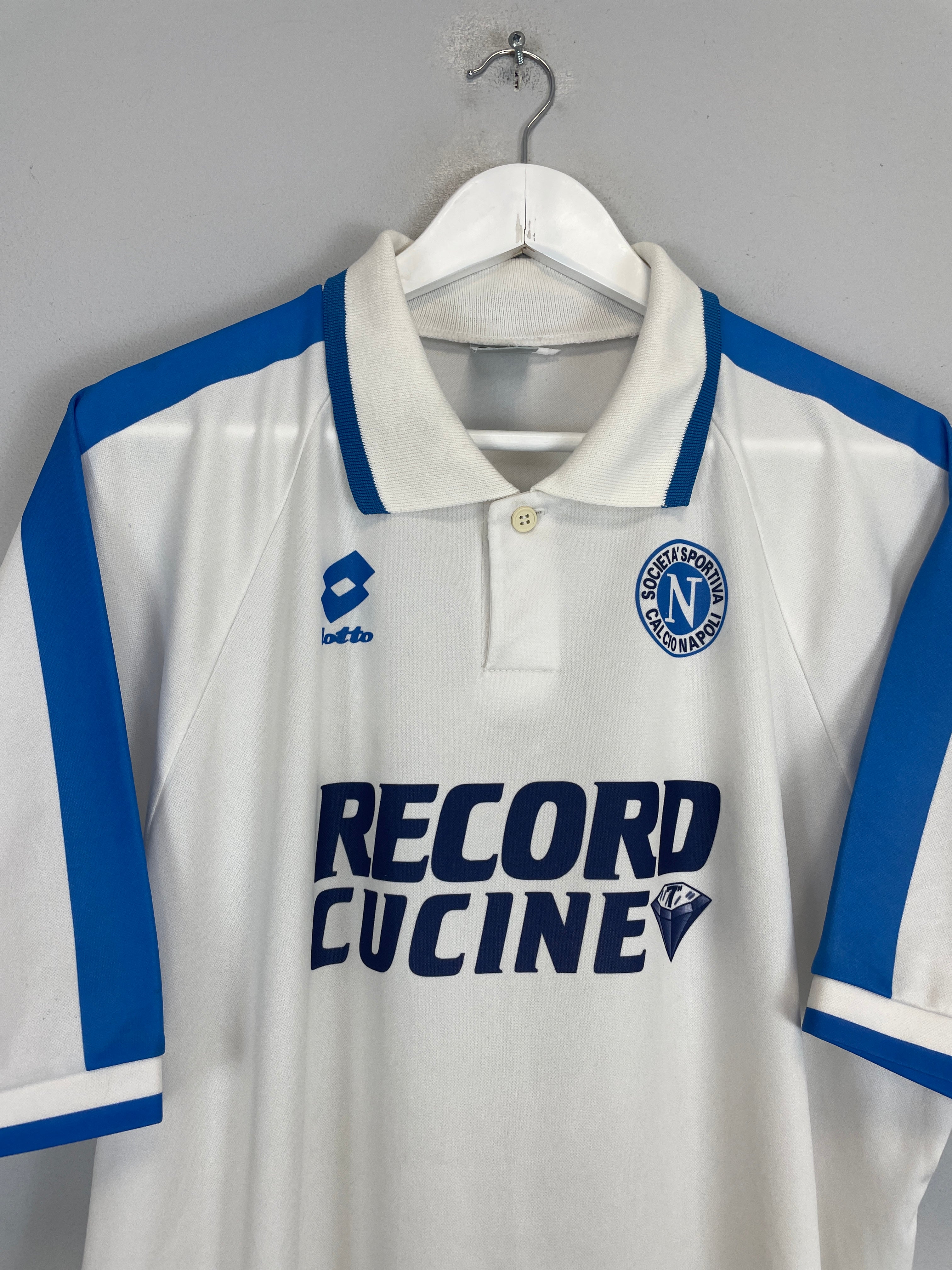Shop 1995/96 NAPOLI AWAY SHIRT (XXL) LOTTO, classic football shirts, vintage football shirts & retro soccer jerseys at Cult Kits
