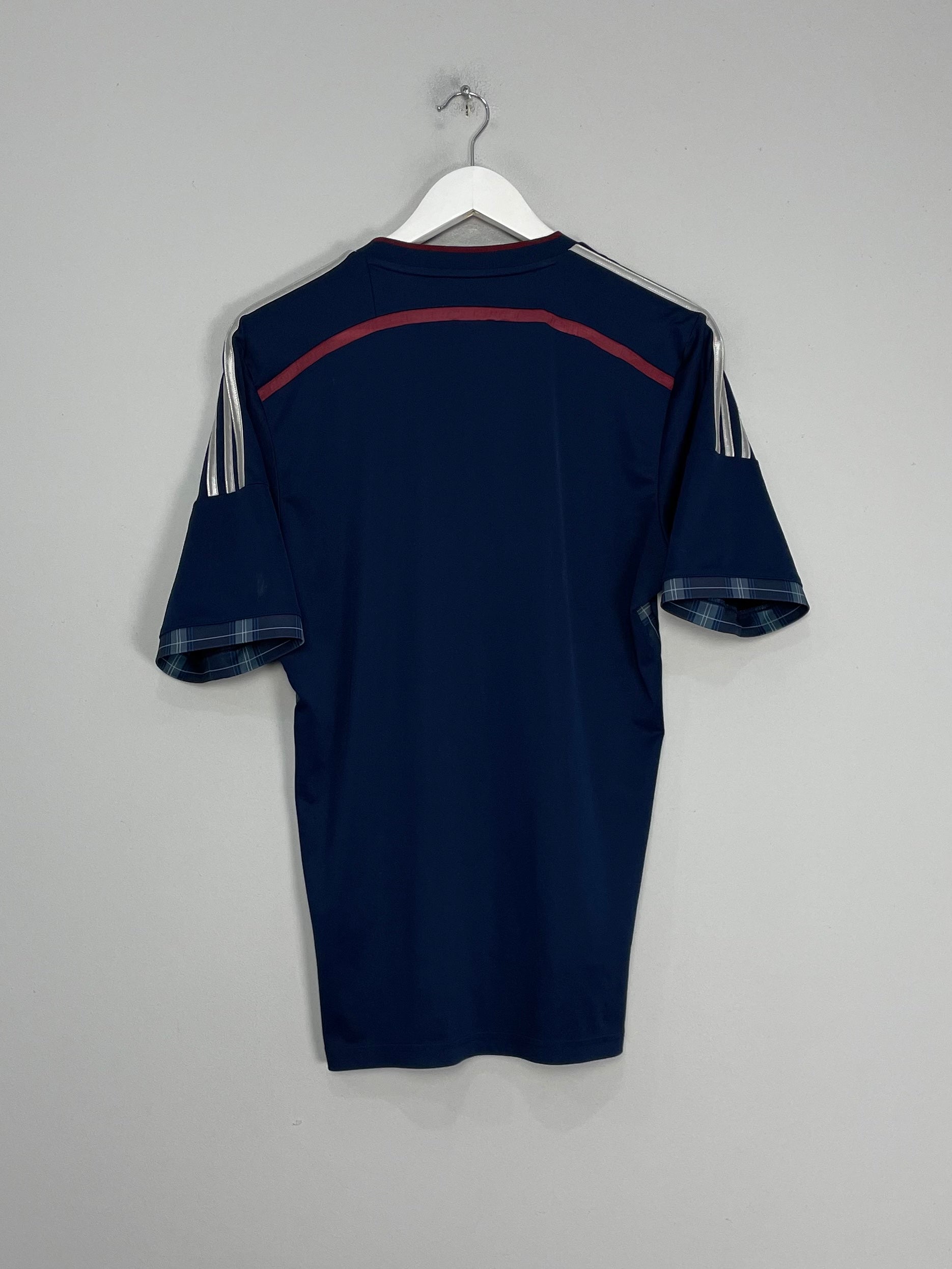 Shop 2014/15 SCOTLAND HOME SHIRT (M) ADIDAS, classic football shirts, vintage football shirts & retro soccer jerseys at Cult Kits