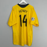 2006/07 ARSENAL HENRY #14 AWAY SHIRT (XL) NIKE