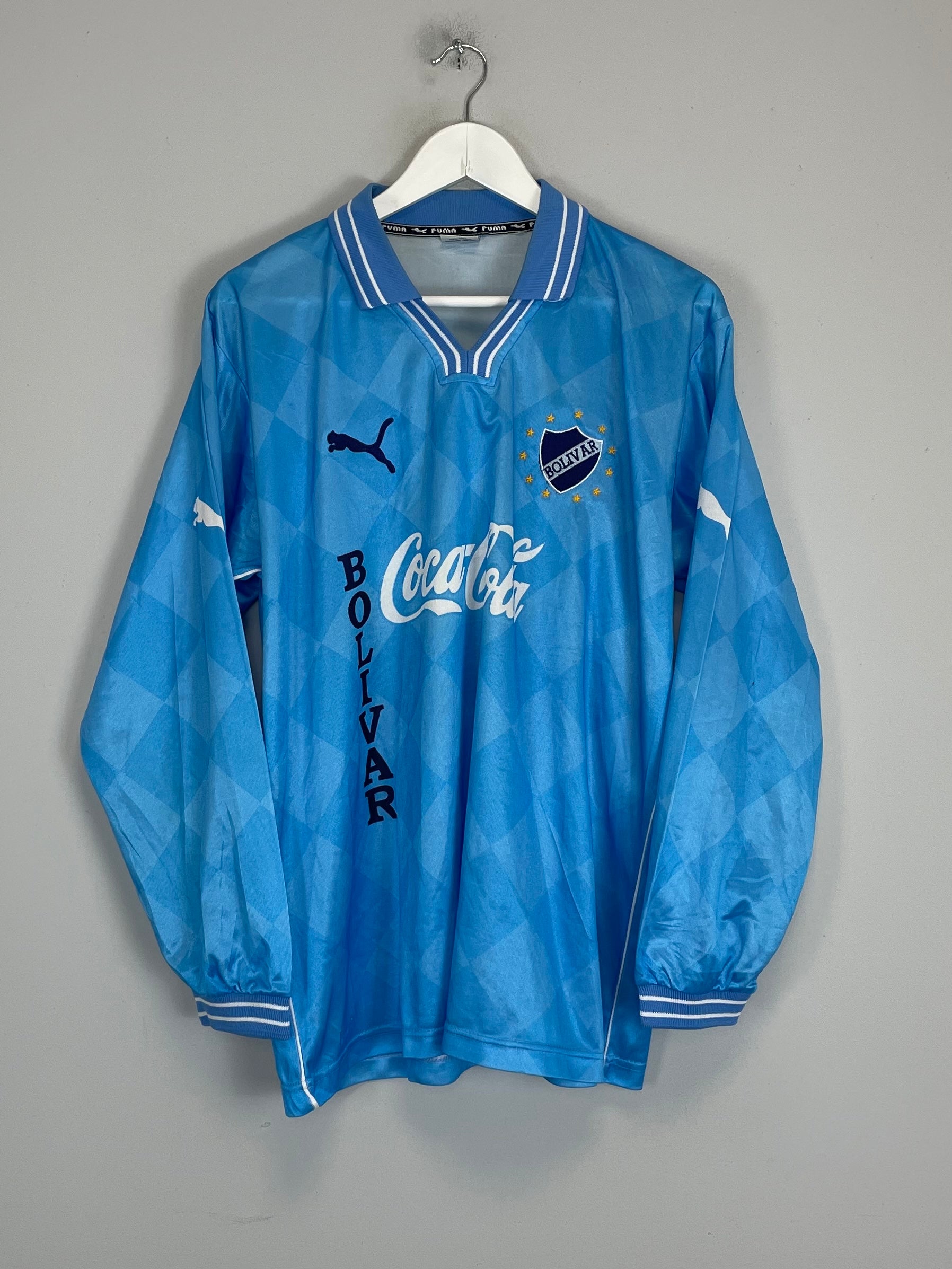 Shop 2001 BOLIVAR L/S HOME SHIRT (XL) PUMA, classic football shirts, vintage football shirts & retro soccer jerseys at Cult Kits