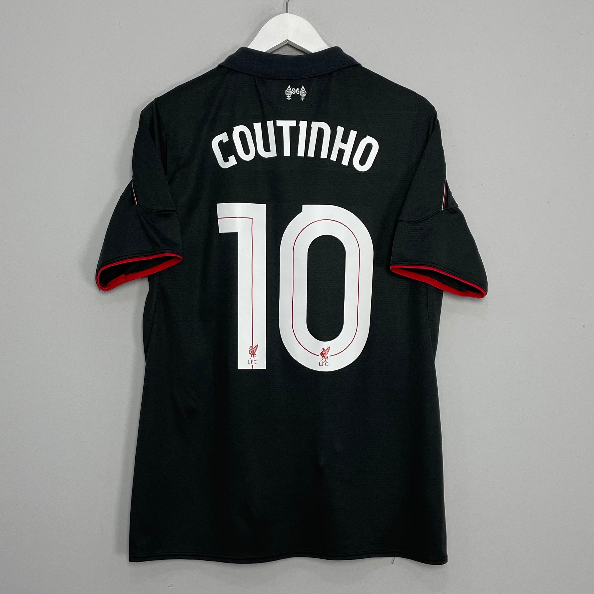 Shop 2015/16 LIVERPOOL COUTINHO #10 THIRD SHIRT (L) NEW BALANCE, classic football shirts, vintage football shirts & retro soccer jerseys at Cult Kits