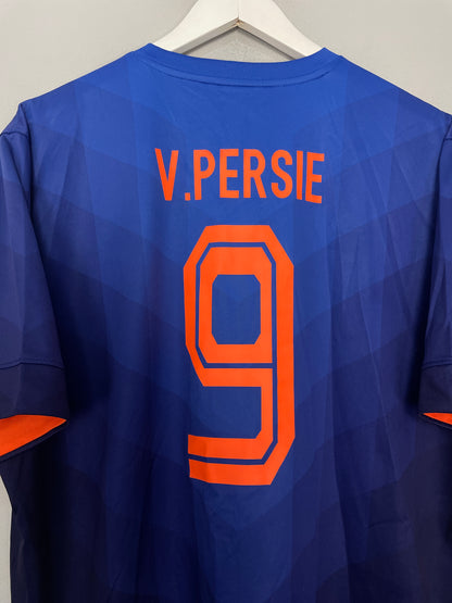 2014/15 NETHERLANDS V.PERSIE #9 AWAY SHIRT (XL) NIKE