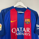 Shop 2016/17 BARCELONA MESSI #10 HOME SHIRT (L) NIKE, classic football shirts, vintage football shirts & retro soccer jerseys at Cult Kits