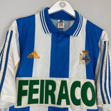 Shop 1998/00 DEPORTIVO LA CORUNA HOME SHIRT (L) ADIDAS, classic football shirts, vintage football shirts & retro soccer jerseys at Cult Kits