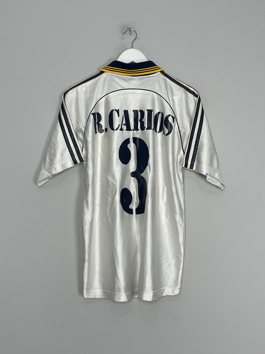 1998/00 REAL MADRID R.CARLOS #3 HOME SHIRT (XL) ADIDAS