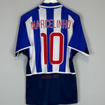 Shop 2002/04 HERTHA BERLIN MARCELINHO #10 HOME SHIRT (S) NIKE, classic football shirts, vintage football shirts & retro soccer jerseys at Cult Kits