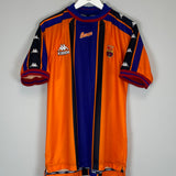 Shop 1997/98 BARCELONA RIVALDO #11 AWAY SHIRT (M) KAPPA, classic football shirts, vintage football shirts & retro soccer jerseys at Cult Kits