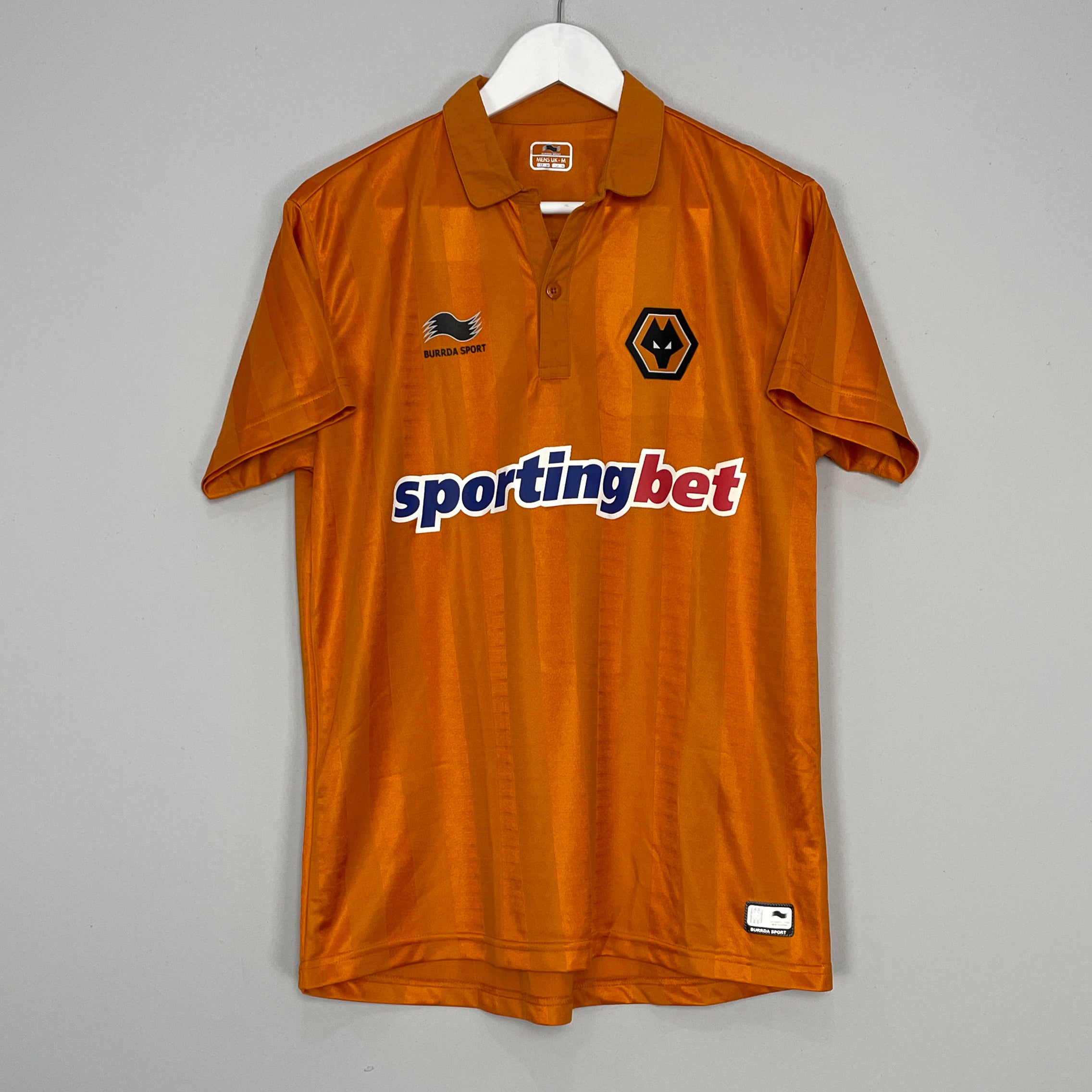 Shop 2012/13 WOLVES HOME SHIRT (M) BURRDA SPORT, classic football shirts, vintage football shirts & retro soccer jerseys at Cult Kits