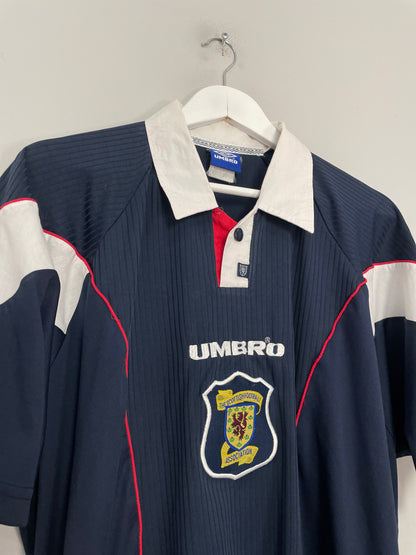1996/98 SCOTLAND HOME SHIRT (XL) UMBRO