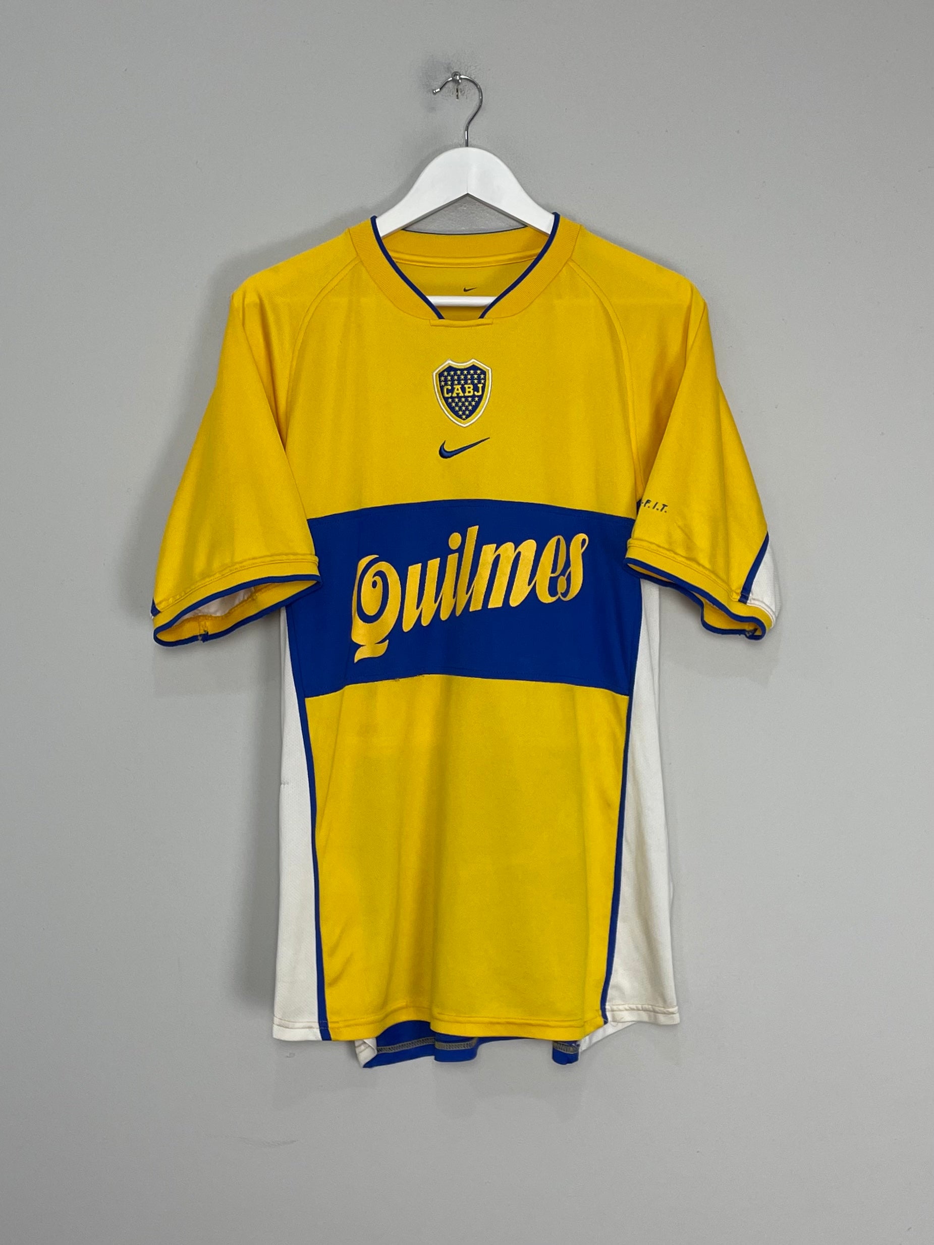 Shop 2001/02 BOCA JUNIORS AWAY SHIRT (L) NIKE, classic football shirts, vintage football shirts & retro soccer jerseys at Cult Kits
