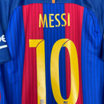 Shop 2016/17 BARCELONA MESSI #10 HOME SHIRT (L) NIKE, classic football shirts, vintage football shirts & retro soccer jerseys at Cult Kits