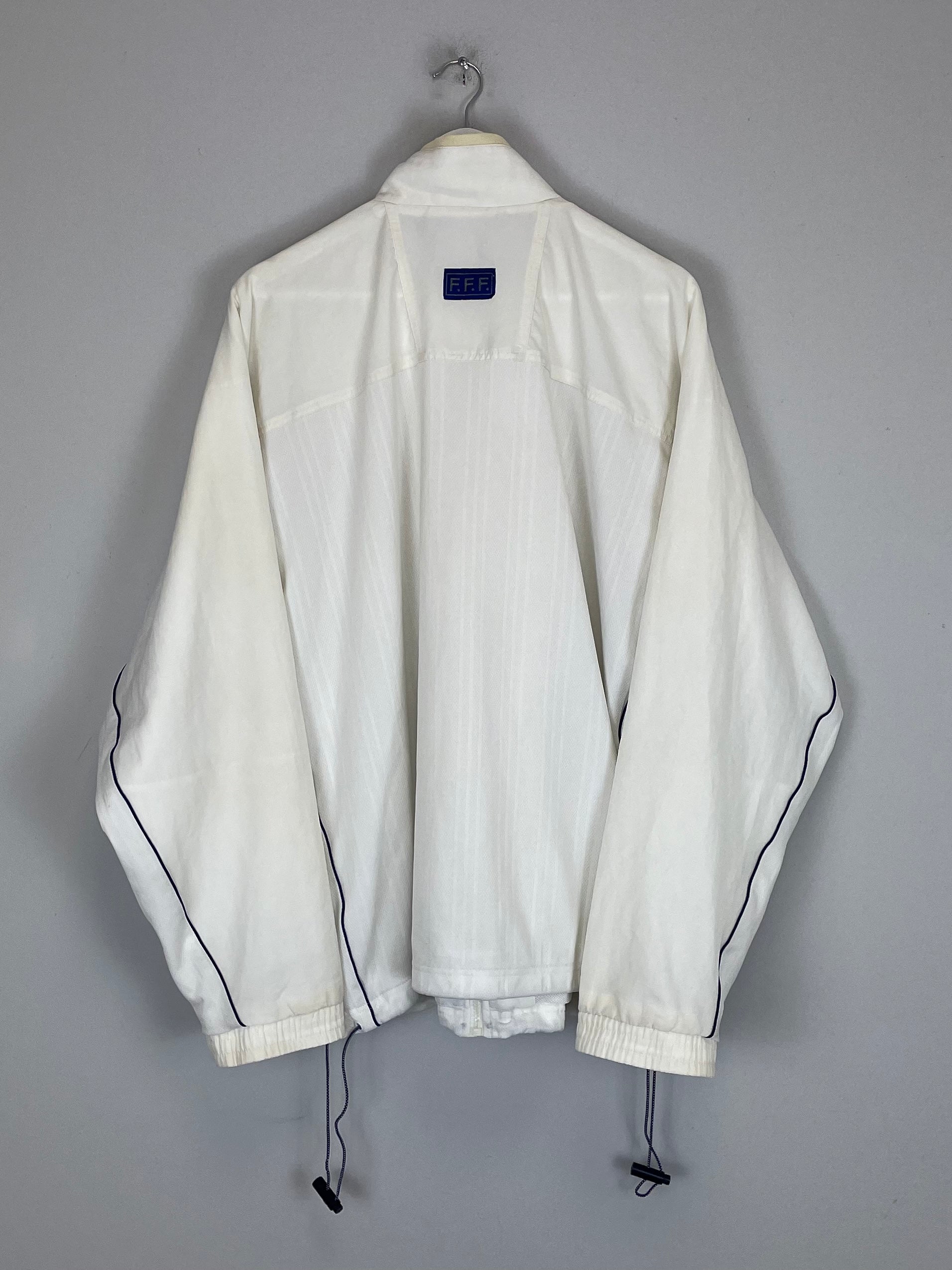 Shop 1998/00 FRANCE TRACK JACKET (L) ADIDAS, classic football shirts, vintage football shirts & retro soccer jerseys at Cult Kits