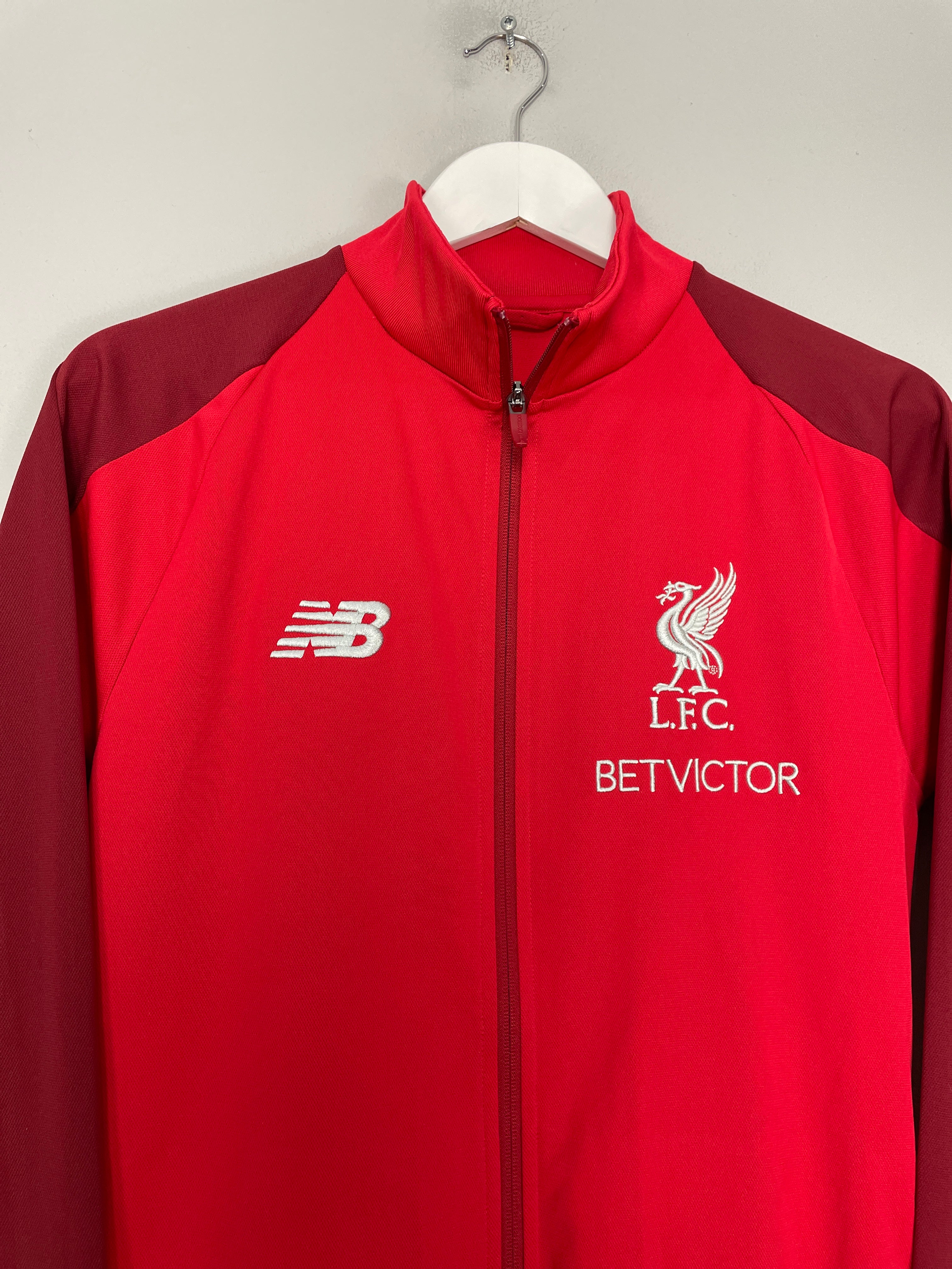 Shop 2018/20 LIVERPOOL TRACK JACKET (S) NEW BALANCE, classic football shirts, vintage football shirts & retro soccer jerseys at Cult Kits