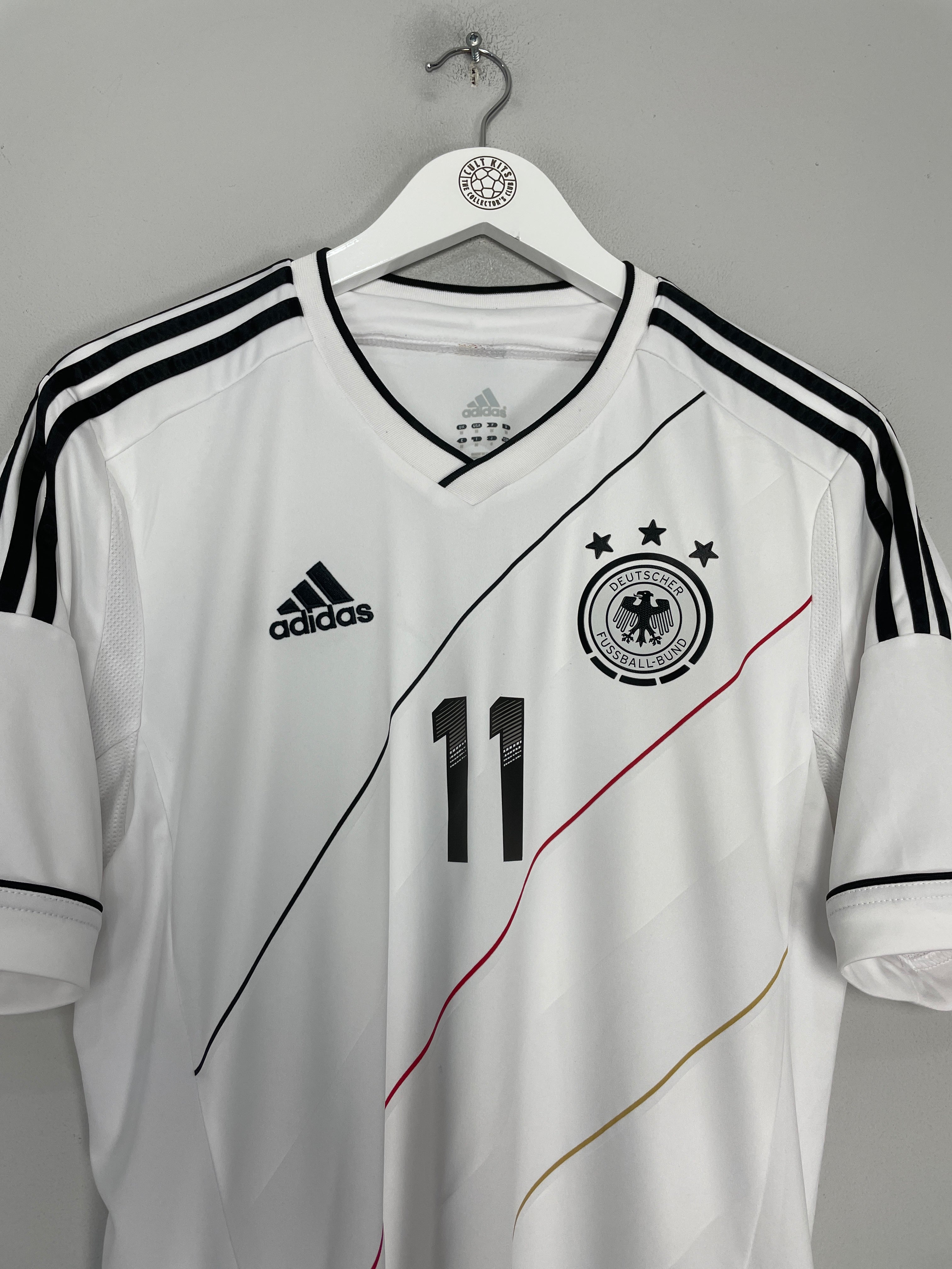 Shop 2012/13 GERMANY KLOSE #11 HOME SHIRT (M) ADIDAS, classic football shirts, vintage football shirts & retro soccer jerseys at Cult Kits
